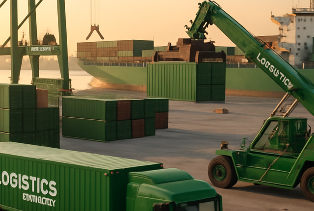 Imagen de Transporte marítimo para Logistics Express